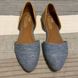 Size 7 TOMS Women’s D’Orsay flats